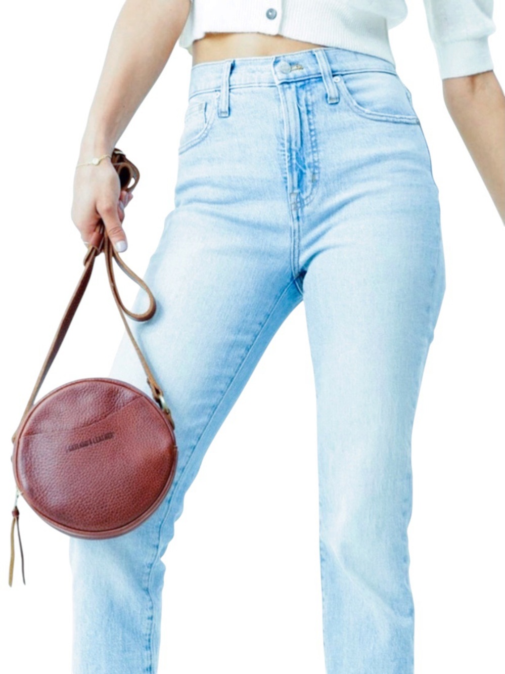 Portland Leather Almost Perfect Small Circle Bag